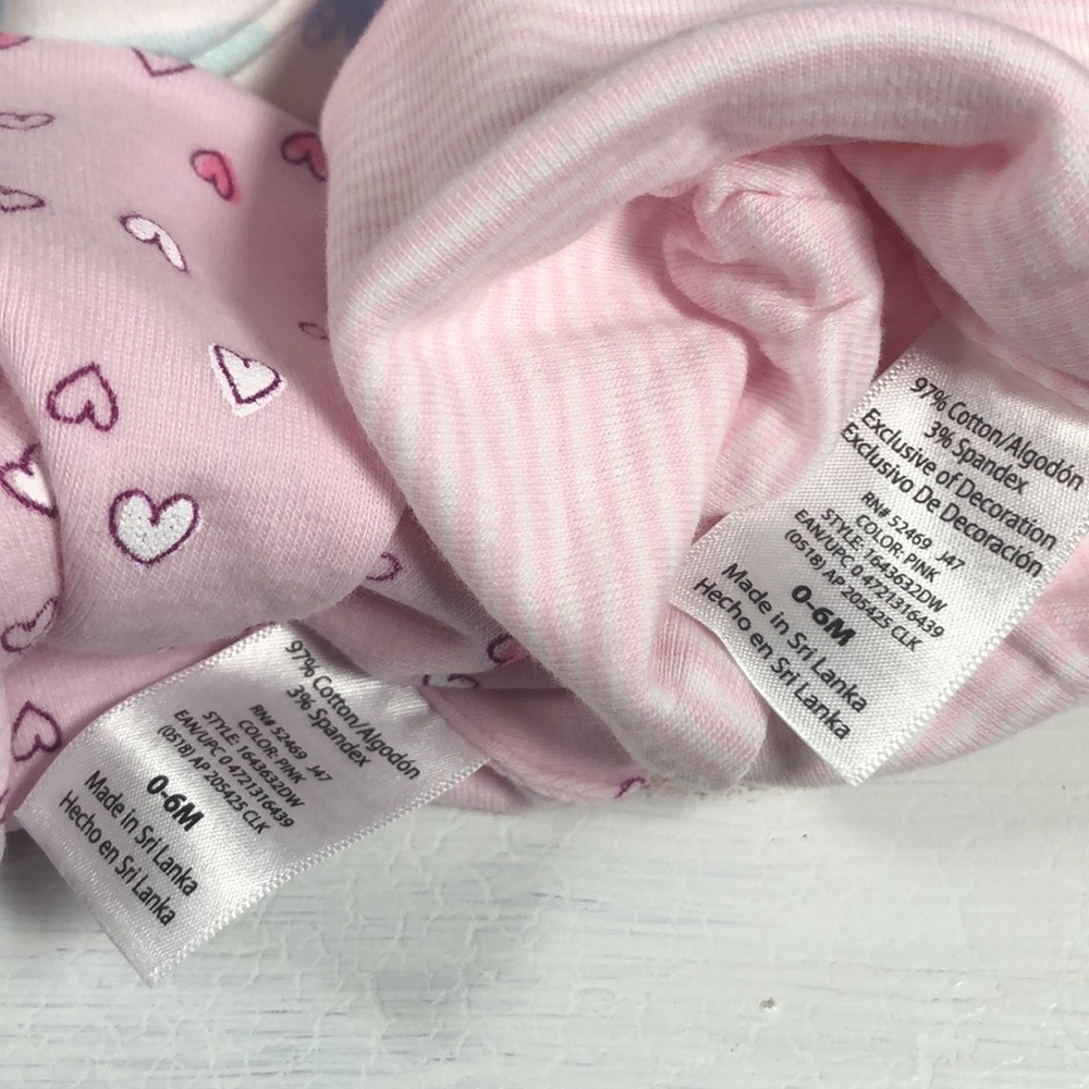 Newborn Infant Hats Bundles Baby Place Set of 3 Beanie Style Baby Hats NWOT - Picture 9 of 13